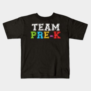 Team Pre-K Teacher Boy Girl Graduation Kids T-Shirt